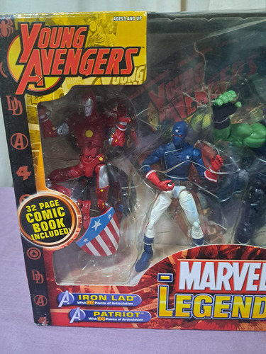 Marvel Legends Young Avengers Box Set Patriot Hukling Asgard (Usado)