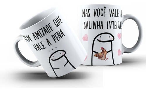 Caneca Xícara Flork Meme Bento Frases Divertida E Debochada Cor Mod. 24