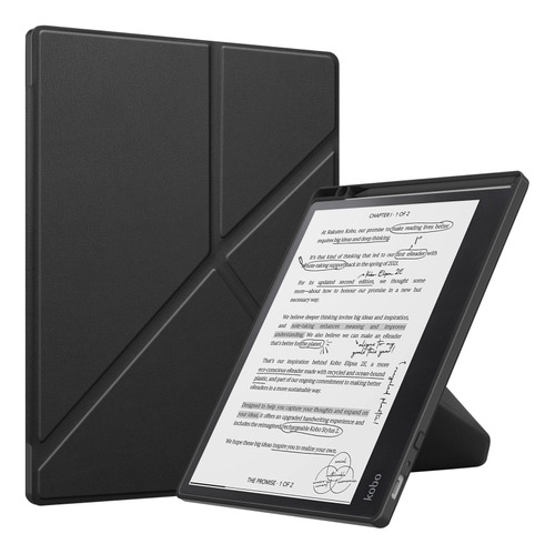 Funda Inteligente Negra Para Tablet Kobo Elipsa 2e