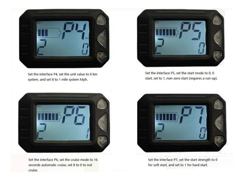 Pantalla De Instrumentos De Scooter Eléctrico Ajustable De 2