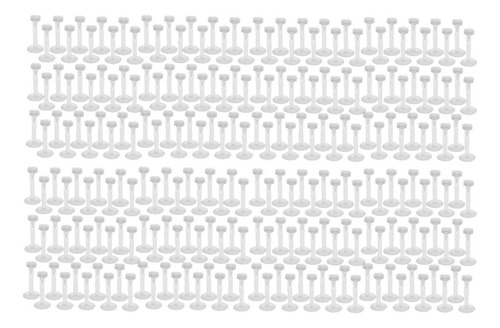 120×piezas Transparente Blanco Nariz Stud Barbell Labio