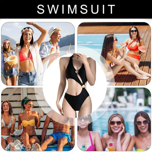 Bikinis Para Mujer Bikini Con Aros Traje De Baño Bikini Con