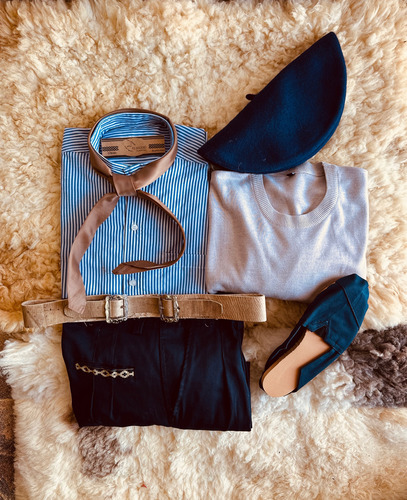 Conjunto Gaucho. Bombacha, Camisa, Boina,pulover, Alpargata Varios