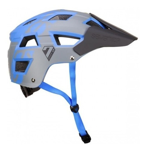 Casco Bicicleta 7idp M5 Helmet - Metallic Blue / Grey Ligero Color Azul/Gris Talla S/M