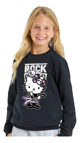 Buzo Canguro Hello Kitty Rock Musica