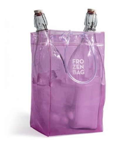Imagen 2 de 4 de Frapera Plegable Portatil Frozen Bag Xl Para 2 Botellas