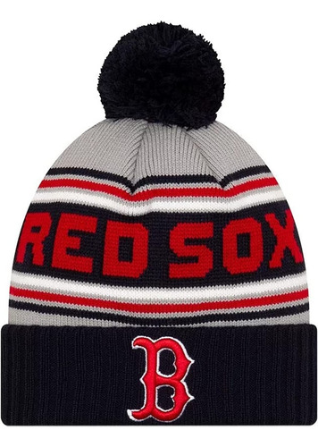 Gorro Pasamontaña Pompon New Era Boston Red Sox Mlb