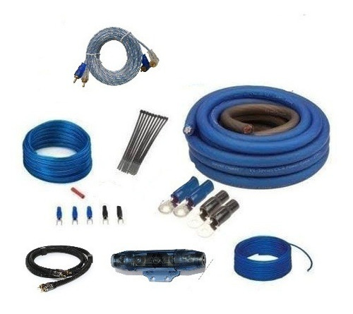 Kit De Instalaciones Para Amplificador Calibre 4   S/.179.99