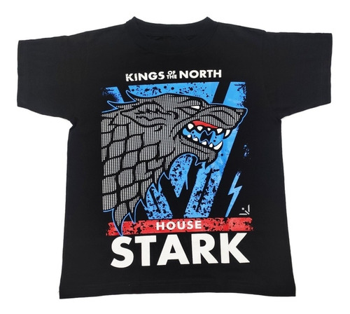 Camiseta Game Of Thrones, Guerra De Tronos House Stark.