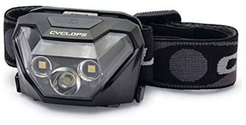 Cyclops 5w Cree Led Faro De 500 Lumenes Con Led Rojo, Corre