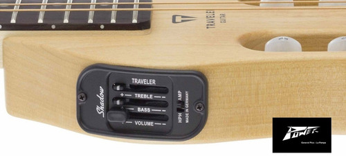 Imagen 4 de 10 de Guitarra De Viaje Electroacústica Traveler Escs Nat