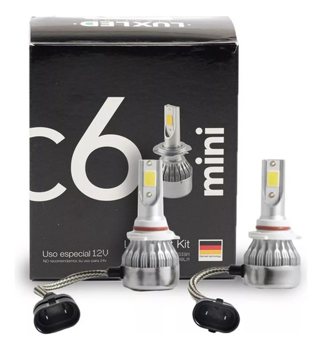 Kit Cree Led C6 Mini H7 H4 H1 H11 H3 Sin Cooler Chip Cob 