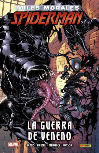 Marvel Integral Miles Morales Spiderman La Guerra De Veneno 