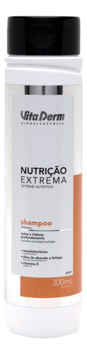 Shampoo Nutrição Extrema 300ml Vita Derm
