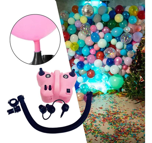 Cc Bomba Eléctrica Para Inflar Globos, Compresor De Aire,