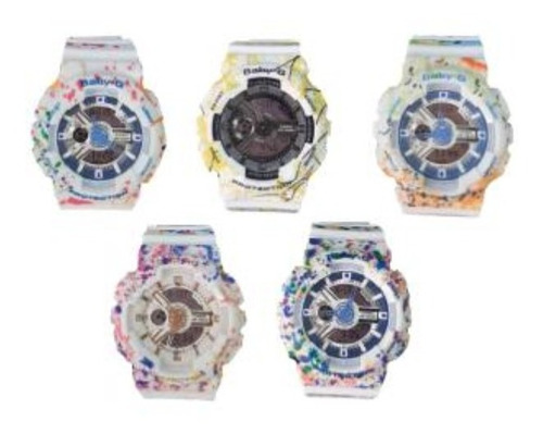 Reloj Deportivo Tipo Casio Baby-g Salpicadura Colores
