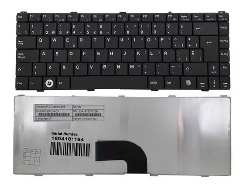 Teclado Eurocase Cw20 Ken Brown Admiral 