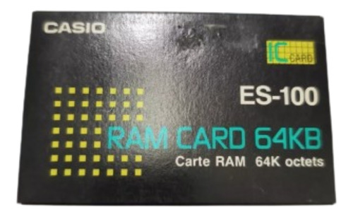 Tarjeta De Memoria Casio Es-100 Para Agenda Casio Sf 64kb