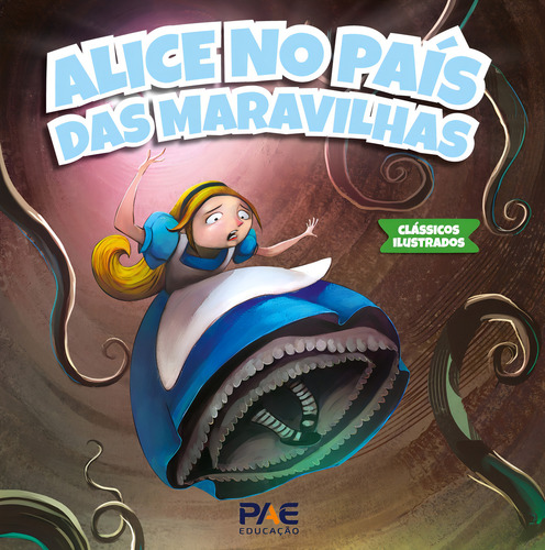 Clássicos Ilustrados Alice No País Das Maravilhas, De Carroll, Lewis. Editorial Pae Editora E Distribuidora, Capa Mole Em