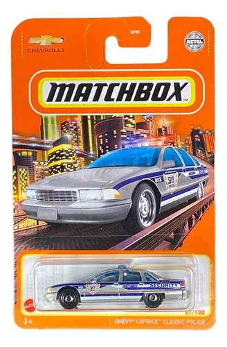 Matchbox # 67/100 - Chevy Caprice Classic Police 1/64 Hfp41