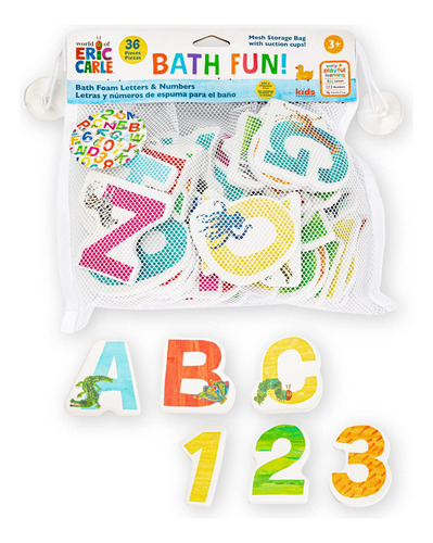 Kids Preferred World Of Eric Carle Bath Time - Juego De 36