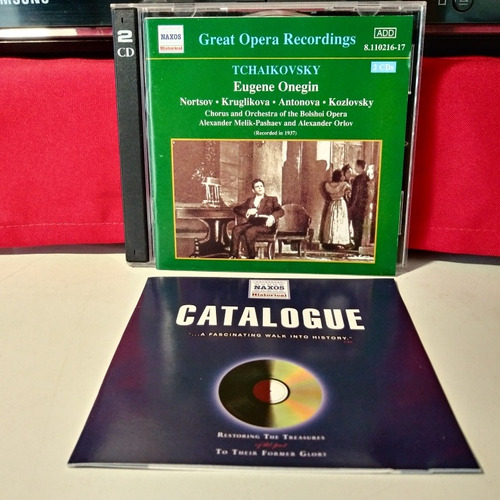 Tchaikovsky Eugene Onegin Opera Grabada 1937 2 Cd Inmacula +
