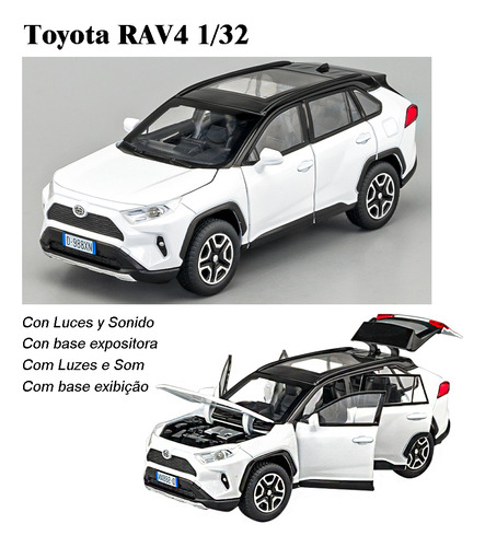 Colección Toyota Rav4 Suv De Metal En Miniatura Con Forma De