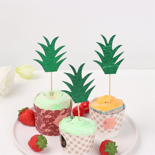 Decoración De Piña Para Magdalenas Y Tartas, Rosquillas Para