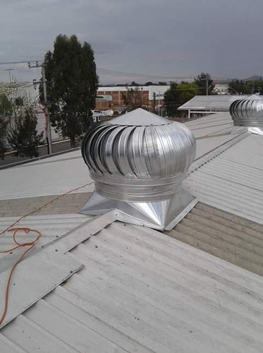 Imagen 2 de 9 de Extractor Atmosférico Tipo Cebolla 36 Pulgadas Galvanizado
