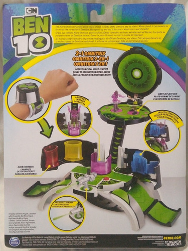 Reloj Ben 10 Omnitrix Micro Escenario High Override Figura