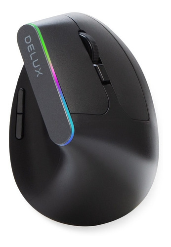 Delux Mouse Ergonómico Inalámbrico Recargable, 4000 Dpi