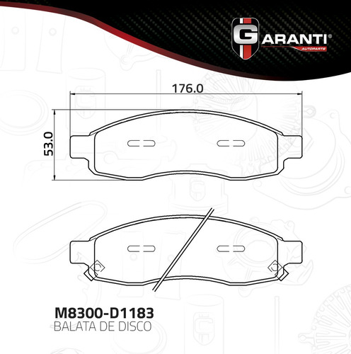 Jgo Balatas Del. Disco Nissan Armada 2006 Titan 2005-2007