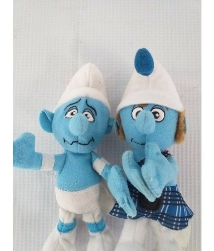 7 Peluches De Los Pitufos Mcdonalds (Usado)