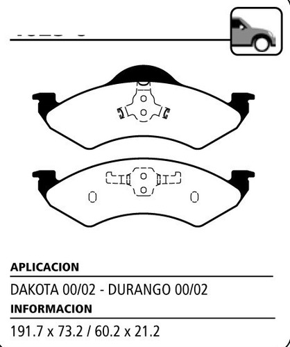 Juego Pastillas De Freno Delanteras Litton Durango