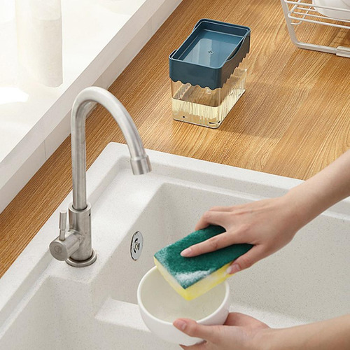 Dispensador De Jabón Para Lavar Platos Caja De Azul