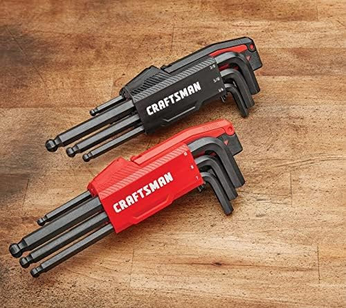 Juego De Llaves Allen Craftsman Con Llave Hexagonal Con P...