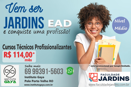 Imagem 1 de 8 de Cursos Técnicos Em Porto Velho - Instituto Gaya