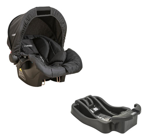 Bebê Conforto Cozycot Click Preto E Base - Kiddo