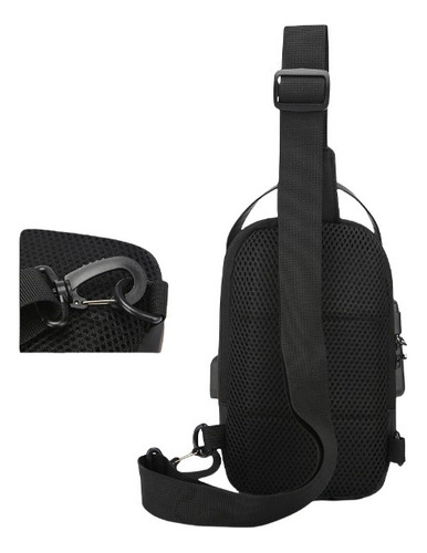Bolso De Pecho Antirrobo De Moda Para Hombre Al Aire Libre