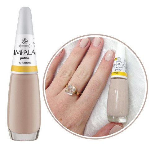 Esmalte Impala Patins Coleção Cor Da Sua Moda Clássico Nude