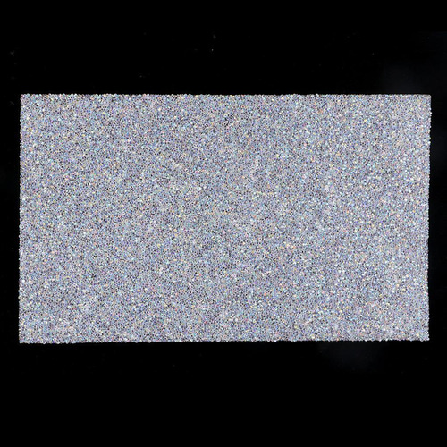 Applique 40 X 24 Cm Cinta Rhinestone Tela De Ab Blanco