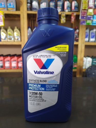 Aceite Valvoline 20w-50 Semisintetico