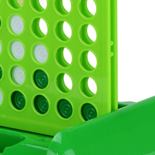 Juego De Mesa Familiar De Cuatro En Fila, 2 Jugadores, Verde