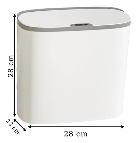 Lixeira Inteligente Sensor Automático 13l Banheiro Cozinha
