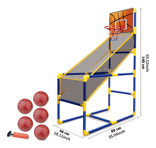 Conjunto De Jogos De Basquete Arcade Fácil De Configurar E