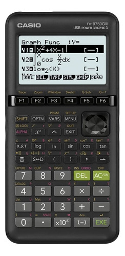 Calculadora Graficadora Casio Fx-9750glll Color Negro 2023