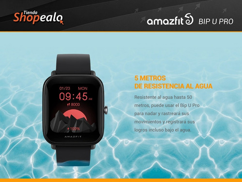 Imagen 5 de 10 de Smartwatch Amazfit Basic Bip U Pro 1.43 Gps Spo2 + Cuotas