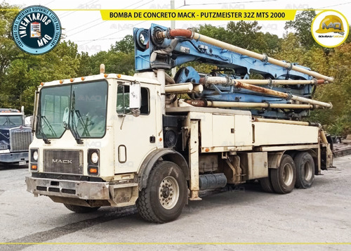 Imagen 1 de 15 de Bomba De Concreto Mack - Putzmeister 32z Mts 2000