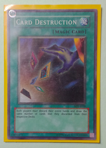 Yugioh Card Destruction Super Rara Sdy-038