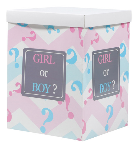 Xiaery Caja Flash Con Decoración Reveladora De Género For